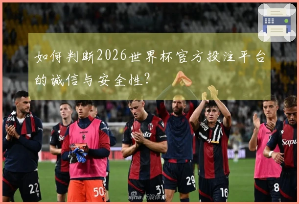如何判断2026世界杯官方投注平台的诚信与安全性？