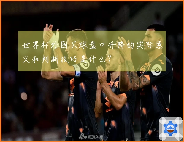 世界杯外围买球盘口升降的实际意义和判断技巧是什么？